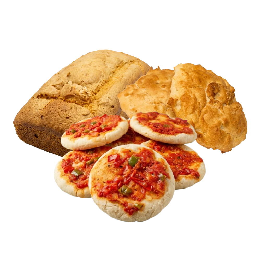 Pan, Semitas y Pizzetas